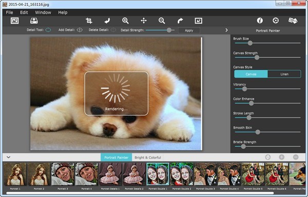 Portrait Painter照片油画软件 1.26软件截图（1）