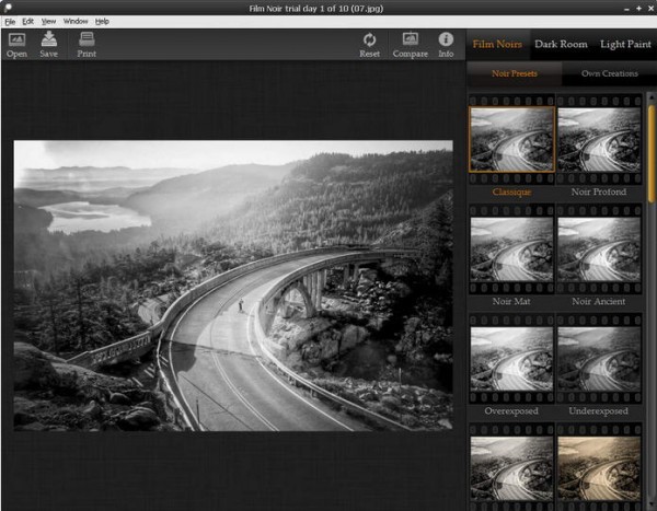 Film Noir黑白照片软件 1.3软件截图（1）