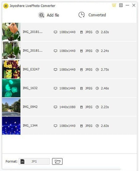 Joyoshare LivePhoto Converter 1.0软件截图（2）