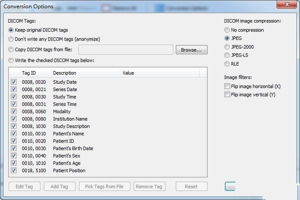 JPEG to DICOM(JPEG转DICOM软件) 1.10.2软件截图（2）