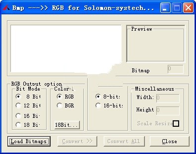 BMP转RGB转换器 1.0软件截图（1）