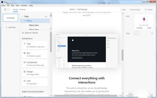 Alva Canary原型设计工具 1.0软件截图（2）