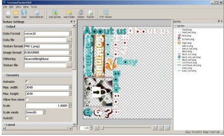TexturePacker Pro 3.9.4软件截图（1）