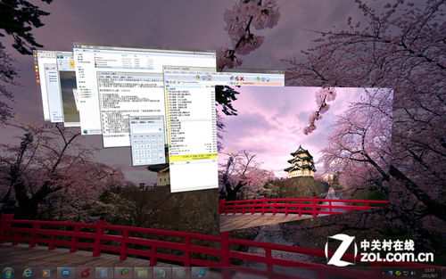 日本樱花 微软官方Win7主题 Win7软件截图（2）
