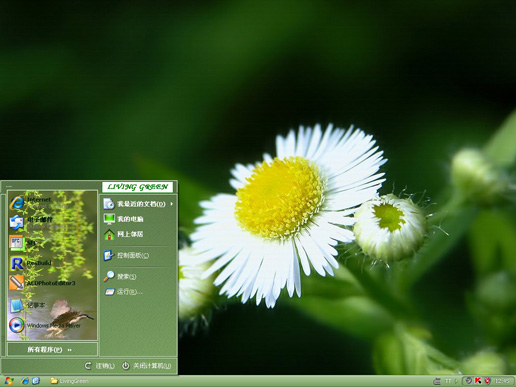 生机盎然的绿色春天主题 XP版软件截图（1）