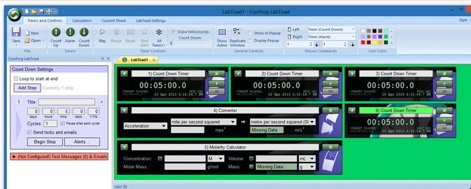 LabToad Timers & Calculators 1.21软件截图（1）