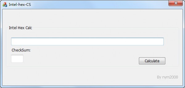 intel hex 校验和计算工具软件截图（2）