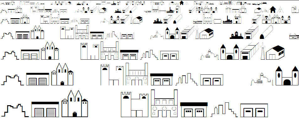 建筑物图形字体软件截图（1）