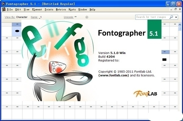 Fontographer 3.1.0软件截图（1）