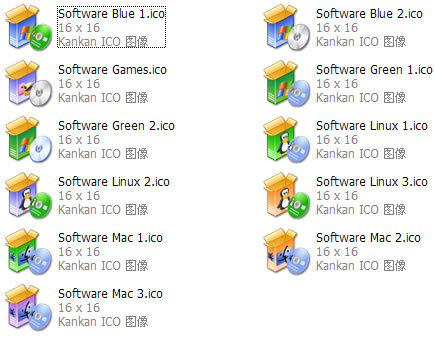 三大操作系统图标软件截图（1）