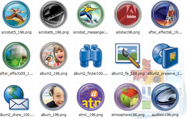 ADOBE软件按钮ICON图标软件截图（1）