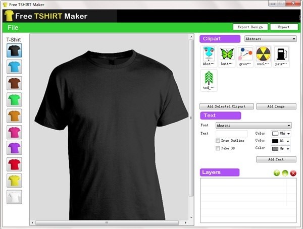 Free TSHIRT Maker 1.0软件截图（1）