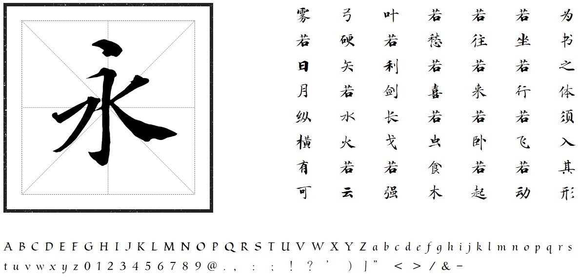 方正灵飞经小楷字体软件截图（2）