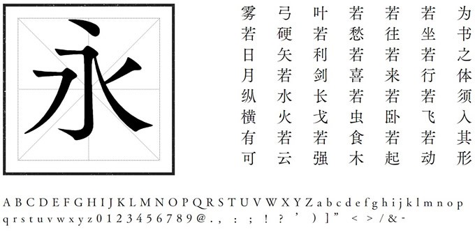 方正FW筑紫A老明朝家族软件截图（2）