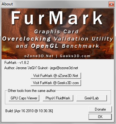 FurMark(显卡测试工具)中文版 1.30软件截图（3）