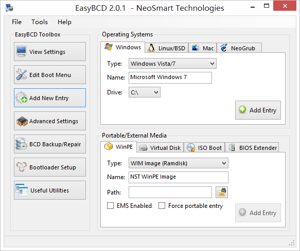 EasyBCD系统引导修复工具 2.4.0软件截图（2）