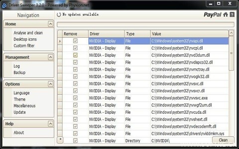 Driver Sweeper 3.2.0软件截图（3）