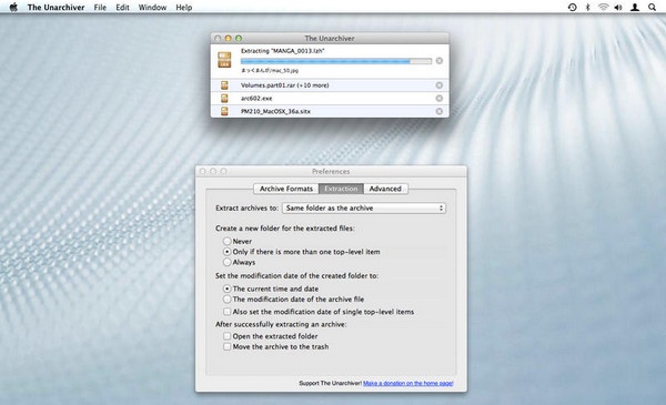 The Unarchiver For Mac 3.11.1软件截图（2）