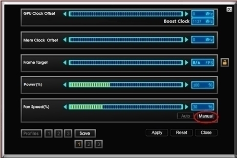 索泰超频软件(FireStorm) 2.0.1软件截图（2）