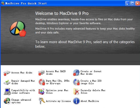 MacDrive 10.1.0汉化版软件截图（1）