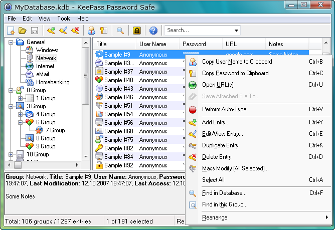 KeePass 2.51软件截图（1）