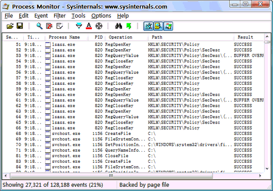 进程监视者(Process Monitor) 3.89软件截图（3）