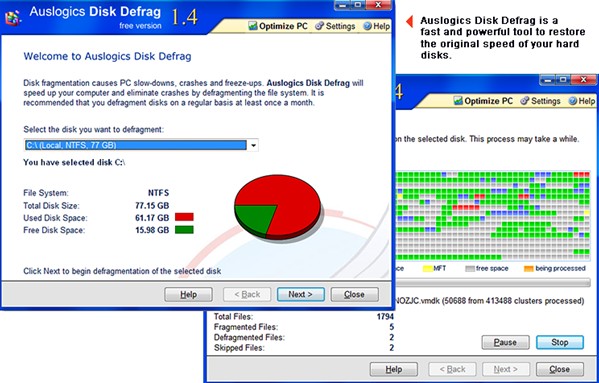 Auslogics Disk Defrag 9.3.0软件截图（2）