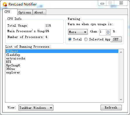 ResLoad Notifier 1.4.3软件截图（1）