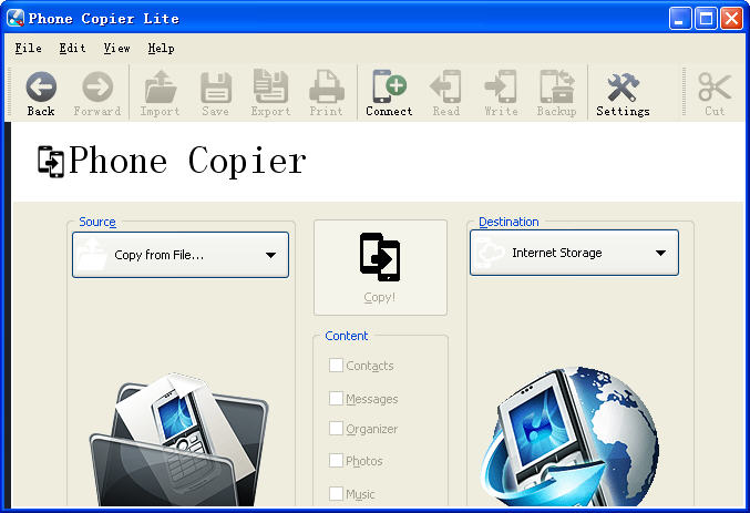 MOBILedit Phone Copier 7.5.1破解版软件截图（1）