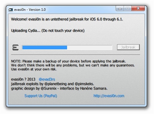 Evasi0n 6 For Mac 1.5.3软件截图（6）