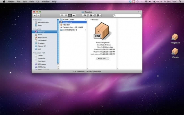 izip For Mac 2.3软件截图（1）