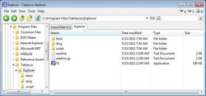 Tablacus Explorer 2022.6.3软件截图（1）