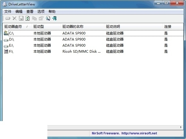 DriveLetterView 1.50软件截图（1）