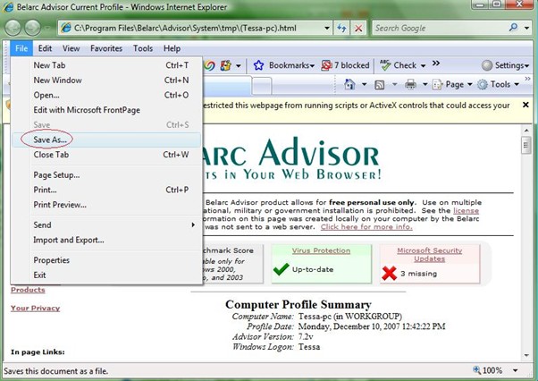 Belarc Advisor 7.2x [7.2.24.19]软件截图（4）