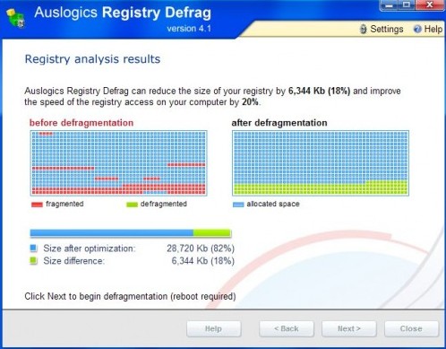 AusLogics Registry Defrag 12.0软件截图（2）