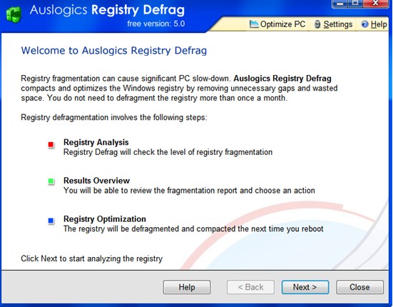 AusLogics Registry Defrag 12.0软件截图（4）