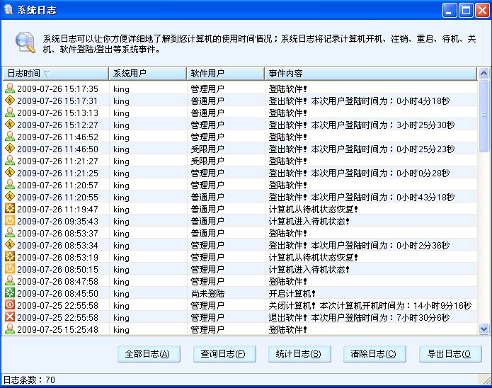 易通电脑锁[多用户控制版] V1.4.7.1软件截图（1）