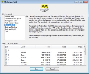 MyDefrag 4.3.1软件截图（4）