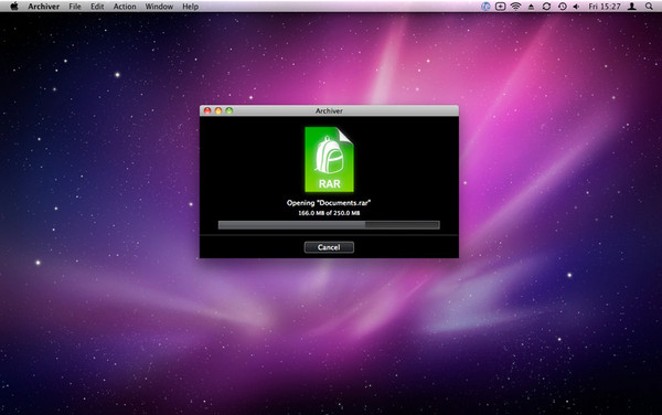 RAR Archiver For Mac 3.0.1软件截图（2）