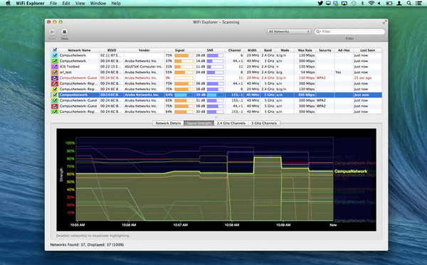 WiFi Explorer For Mac 2.1.1软件截图（3）