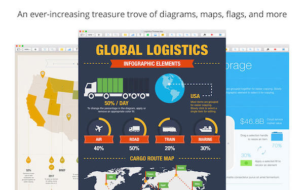 Infographics For Mac 3.1.5软件截图（2）