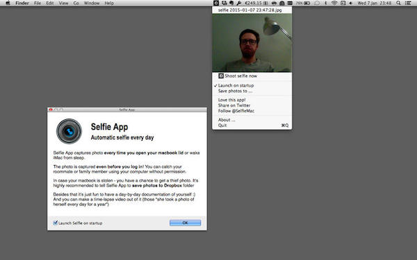 Selfie App For Mac 1.2软件截图（2）