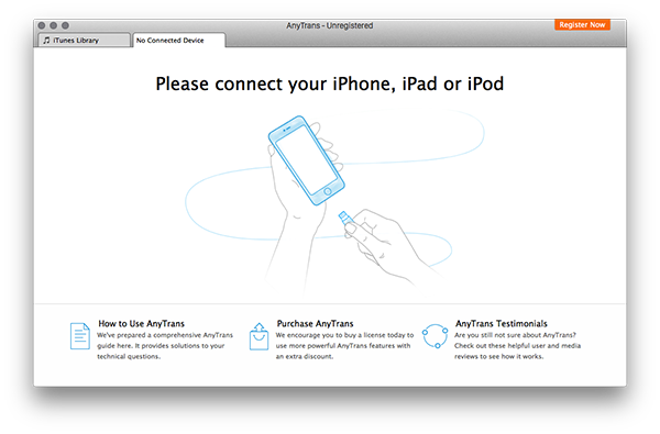 iMobie AnyTrans For Mac 4.7.4软件截图（1）