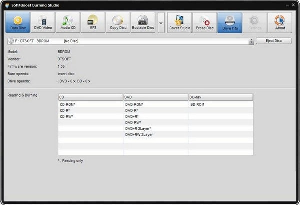 Soft4Boost Burning Studio光盘烧录工具 6.0.5软件截图（1）