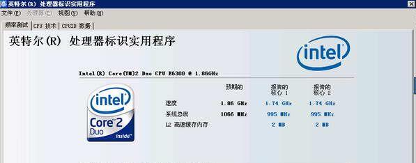 Intel Processor ID Utility 5.80软件截图（1）