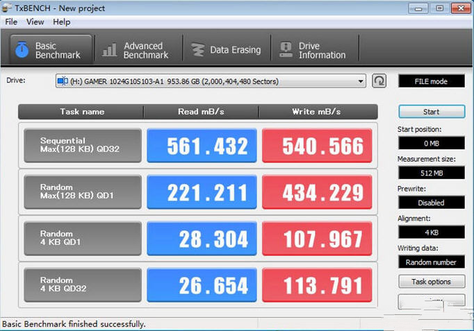 TxBENCH 0.95软件截图（1）