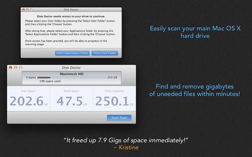 Disk Doctor for mac 4.1软件截图（2）