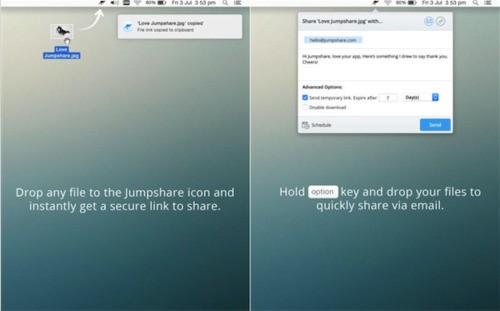 Jumpshare for Mac 2.5软件截图（2）