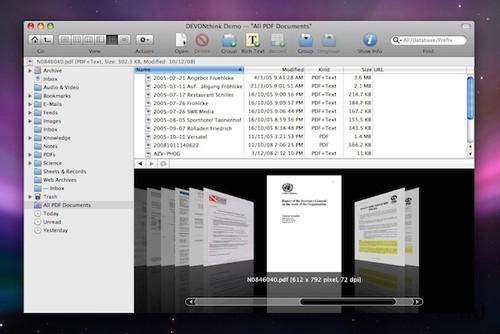 DEVONthink Pro for mac 3.0软件截图（2）