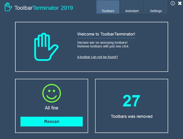 ToolbarTerminator 2019.6.1软件截图（1）